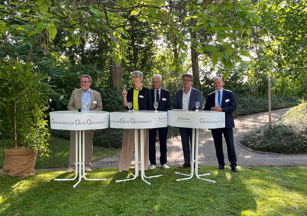 Gemeinsamer Sommerempfang 2025 der KVBW, KZVBW, Landesärztekammer und Landespsychotherapeutenkammer Gemeinsamer Sommerempfang 2025 der KVBW, KZVBW, Landesärztekammer und Landespsychotherapeutenkammer