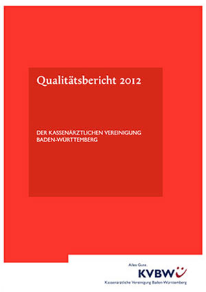 Abbildung Publikation Der Qualitätsbericht der KVBW 2012